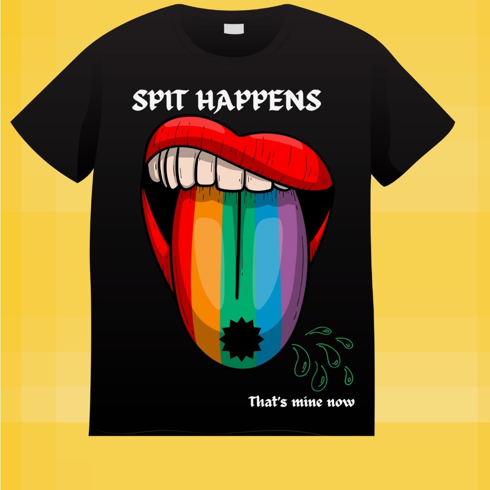 Big and Tall- Red and Black Short Sleeve Tees with Graphic Designs